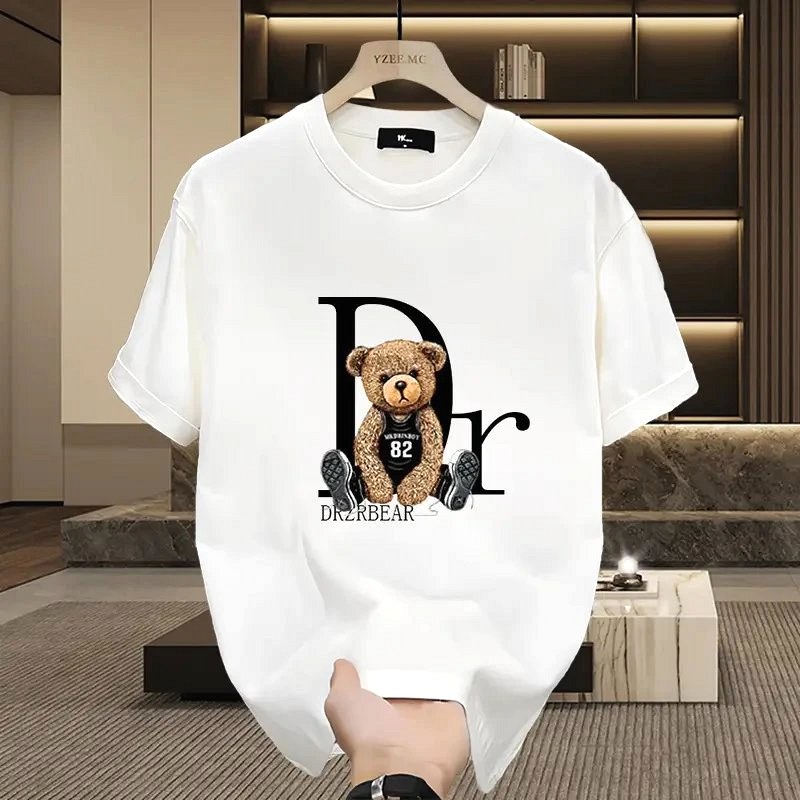 Dior Bear Graphic White T-Shirt Review: The Weight Cell Was Blank, So We Filled It on the Bench
